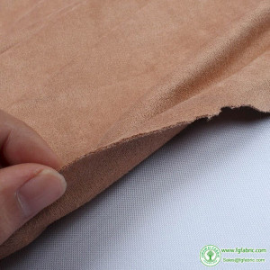 Microfiber double-sided stretchy Suede fabric Camel thick For Clothing Garment  Bags Shoes - 145cm by Yard