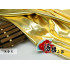 Width 59inch High elastic Latex Lycra spandex gold cloth Zentai Full Body suit four sides stretch Fabric
