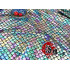 Width 59inch Lycra Spandex Stretch Bronzed Fabric Fish Scales Zentai Tight Swimwear Stage decorative laser Cloth