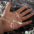 Transparent TPU EVA Clear Fabric Windproof Waterproof Raincoat Dress Vinyl Material 135cm wide