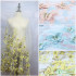 3D Embroidered Flower Butterfly Lace Fabric Applique Wedding Clothing Dress Hemline Fabric