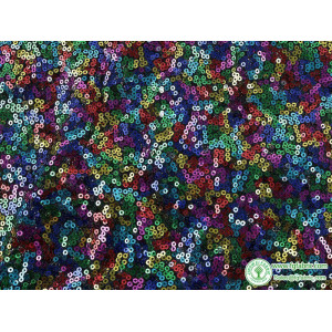 Multicolor Sequin Fabric 3mm Sparkly sequins Fabric For Clothes making wedding dress 130cm wide sold by yard