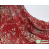 Eyelet Embroidery Chiffon Fabric Floral Printing Dress Making 150cm Wide, Sold By The Yard