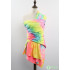 Rainbow Tie Dye Spandex Stretch Lycra Fabric Knit for Dancer Swimwear Sold by the Yard