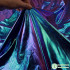 Blue Green Iridescent Spandex Fabric Elastic for DIY Stage Cosplay Costume Photography Background  60