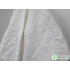 White Rose embossed Polyester Jacquard fabric 145cm wide - sold by the meter