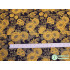 Yellow Flower Jacquard Fabric Floral Brocade for Dress Making 155cm - Sold By The Meter