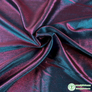 Gorgeous Iridescent jacquard fabric metallic yarn polyester fabric fashion DIY clothing bags 58 inch wide by yard