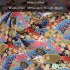 Japanese Style Bronzing Kimono Dragonfly Wave Printed Cotton Quilting Upholstery Fabric for Sewing Patchwork