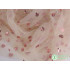 Hearts net Fabric Sequin Embroidery Lace for dress making sold by the yard