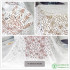 White Hollow Out Lace Fabric For Wedding Decorations Home Decor Fabric by the Metre 100cmx140cm