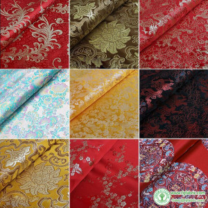 Jacquard Dragon Pattern Polyester Satin Brocade Fabric for Sewing Cosplay Pajamas Clothes Bedding by Meters