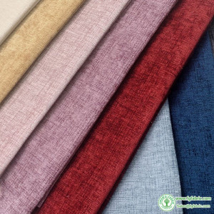 Solid Color Polyester Chenille Upholstery Fabric for DIY Sofa Cover Curtain Roller Blinds Fabric