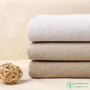 Raw Cloth Cotton Linen Fabric Greige for Sewing Scrims Patchwork DIY Handmade by Half Meter