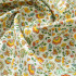 Floral Print Cotton Poplin Thin Fabric for DIY Children Clothes Handmade Accessories by the Meter 140x50cm