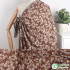 Korean Silk Bronzed Fabric Floral Printed Chiffon For Sewing Clothes Summer Dress By The Meter