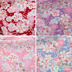 Cotton Printed Japanese Style Quilting Fabric for DIY Doll Clothes Handmade Sewing Accessories