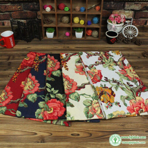 Kapok Printed Cotton And Linen Ethnic Upholstery Fabric For DIY Handmade Table Runner Quilting Clothes Per Meters