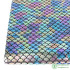 Iridescent Sparkly Scale Mermaid Fabric Hologram Spandex 2 Way Stretchy fabric for skirt tail swimwear - 60