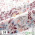 Floral Printed Cotton Pastoral Twill Muslin Fabric for Quilting Tops Dresses Shirts Needlework Patchwork By Half Meter