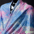 Tie Dye Denim Fabric Thin for Sewing Summer Clothes Dresses Colourful by Half Meter