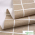 Waterproof PVC Grid Outdoor Fabric for Tablecloth Home Decor Upholstery Fabric for Furniture