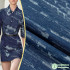 Pure Cotton Jacquard Denim Fabric Thicken For Sewing Tote Bag Jacket Skirt Pants Shirt By Half Meter