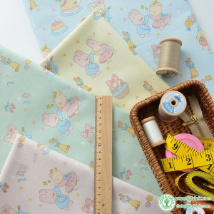 Pure Cotton Cloth DIY Handmade Cartoon Digital Printing Fabric for Sewing Clothes by Half Meter