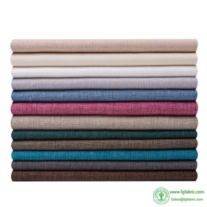 Cotton Linen Upholstery Solid Fabric for Custom Pillow Case DIY Clothes Bags Tablecloth Fabrics by the Meter 50x150cm