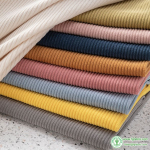 Thickened Corduroy Sofa Fabric for Sewing Cover Pillow No Pilling No Fading Stripes Furniture Fabrics by Meters