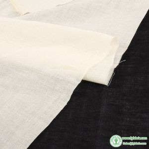 pure cotton lining fabric light weight thin soft solid color combed cotton material white black by yard