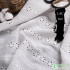 Pure White Water Soluble Cotton Lace Fabric for Wedding Dresses Bridal Sewing Textile 50x140cm