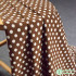 Small Polka Dot Printed Stretch Twill Suede Fabric Autumn and Winter Dress Pants Jacket per Half Meter