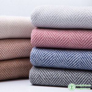 Herringbone Woolen Fabric Thick Pants Clothing Jacket for Sewing Dresses Clothes Overcoat by Meters