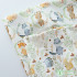 60S Cartoon Animals Cotton Digital Printing Fabric Soft Breathable For Tops  Dresses Shirts Per Meters