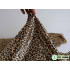 Leopard Satin Fabric Polyester Silky Material DIY making craft 150cm by meter