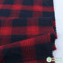 Brushed Plaids Checked Fabric Polyester Cotton Fabric Winter Blouse Green Red Cloth 145cm wide by meter