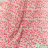 Floral Chiffon Fabric Transparent French Style Nano Breathable Skin Friendly for Sewing Dresses by Meters