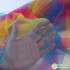 Multicolor Rainbow Net Yarn Fabric soft Tulle Fabric Children Tutu Skirt Dancer DIY Decor 150cm by Yard
