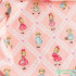 Cotton Fabric Handmade DIY for Sewing Clothing Book Clothes Flowers Strawberry Cartoon Girl Margaret by Half Meter