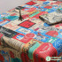 Graffiti City Thicken Cotton Polyester Linen Upholstery Fabric for Sofa Tablecloths Home Textile by the Meter