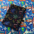 Outer Space Elements UFO Pure Cotton Fabric Handmade DIY Clothes Short Sleeved Printing Casual Children Fabrics By Meters