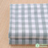 Plaid Fabric Dyed Linen Solid Color for Sewing Pillow Sofa Tablecloth Black and White Grid by Meters