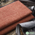 Pure Colour Heavy Thick Organic Linen Textile Fabric Natural Sofa Furniture Curtains Upholstery Fabrics Home Decoration Per Mete