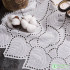 Pure White Water Soluble Cotton Lace Fabric for Wedding Dresses Bridal Sewing Textile 50x140cm