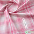 Pink Plaid Fabric Pure Cotton Digital Printing for Sewing Children Clothes Dress Patchwork per Half Meter