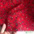 Vintage Fabric Printed Cotton Linen Small Floral Plaid for Sewing DIY Handmade Per Meters