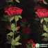 Red Floral Rose Lace Fabric Bilateral Embroidered net Fabric Bridal Wedding Dress Making DIY sewing