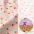 Polka Dot Chiffon Fabric Opaque Printed Color Big Dots for Sewing Summer Clothes By Meters