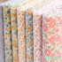 Flower Floral Fabric Poplin Printed Cotton Summer Light Cloth Handmade Patchwork DIY Per Half Meter